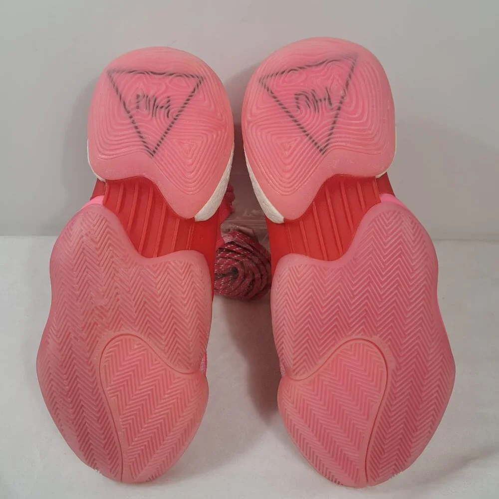 ADIDAS Crazy By Pharrell Williams Mens Size 10.5 Basketball‎ Shoes Hyper Pink - Picture 6 of 12
